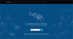 Desktop Screenshot of mozaikkiadvany.hu